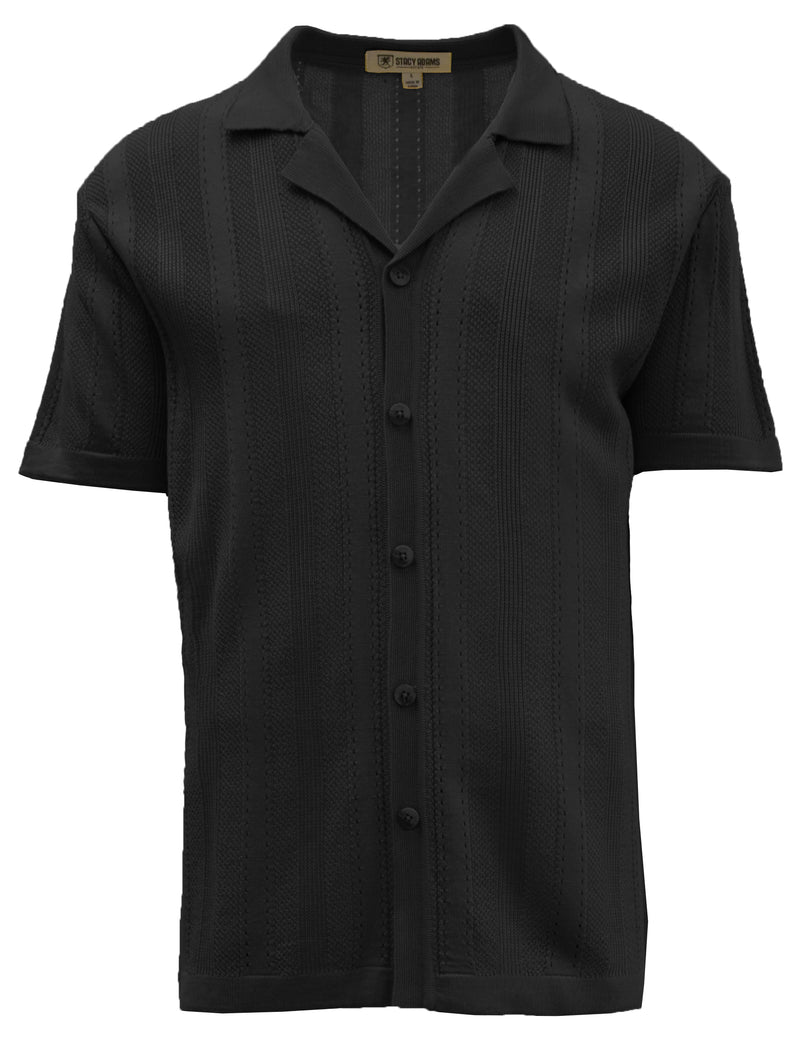 Stacy Adams 51001 S/S knit Black – Napoly Menswear