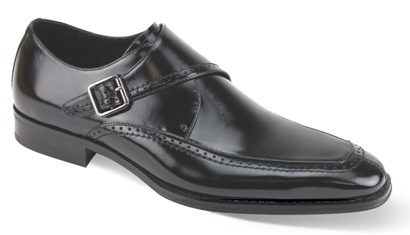 Giovanni Amato Leather Shoes Black