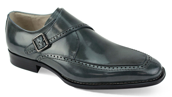 Giovanni Amato Leather Shoes Gray