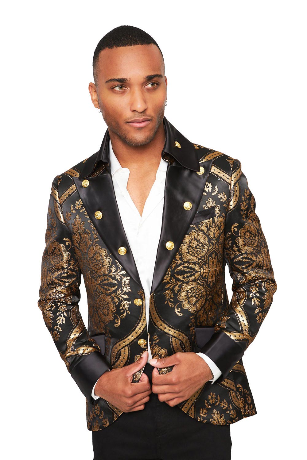 Barabas Eye Of Gold  BL-3044 Blazer Gold