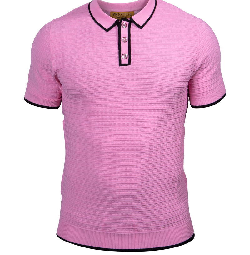 Prestige CMK-273 Short Sleeve Polo Pink