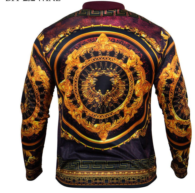Prestige DPP-252 L/S 3Botton Greek Polo Wine