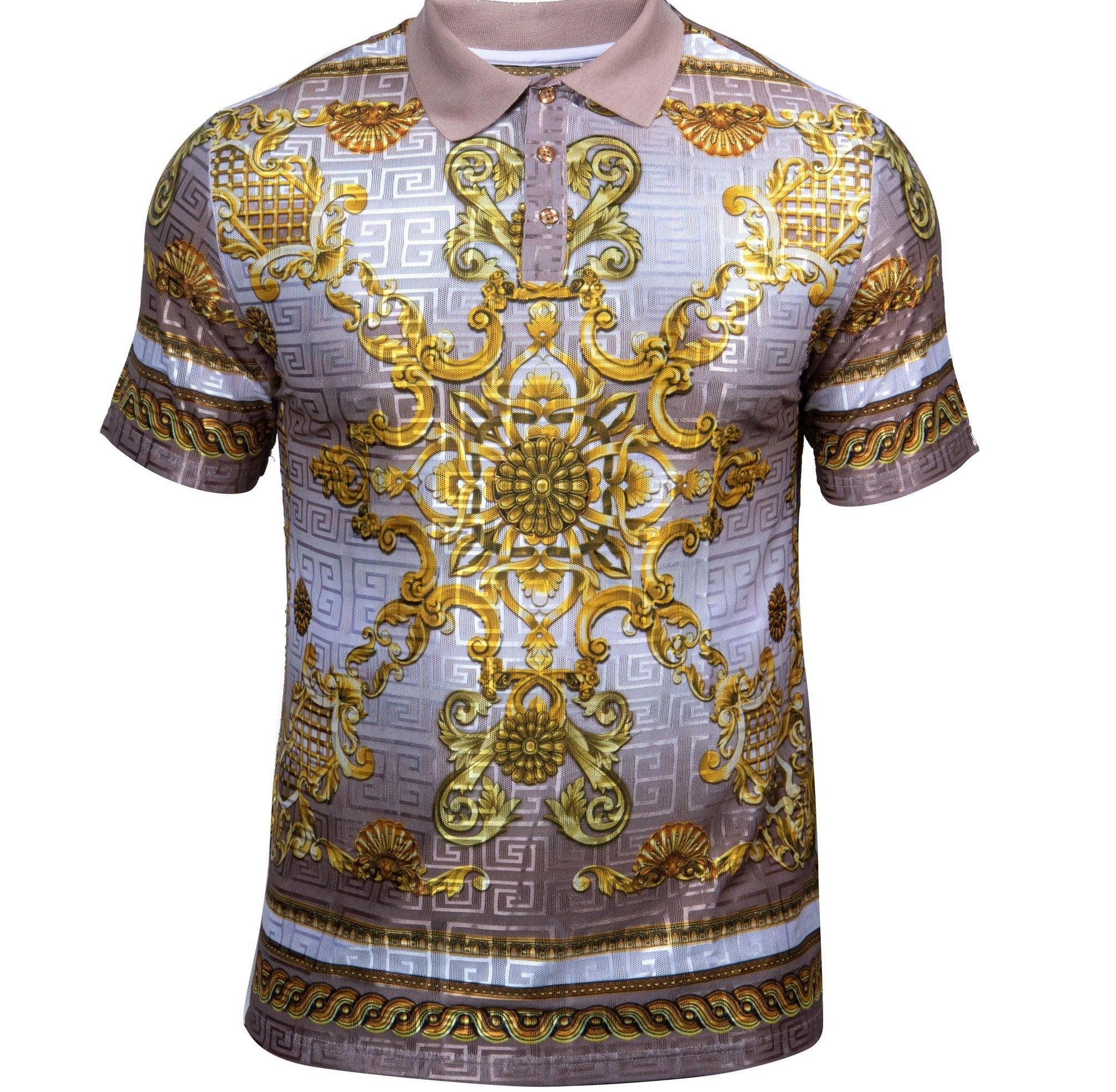 Prestige DPP-510 Short Sleeve Polo Oatmeal