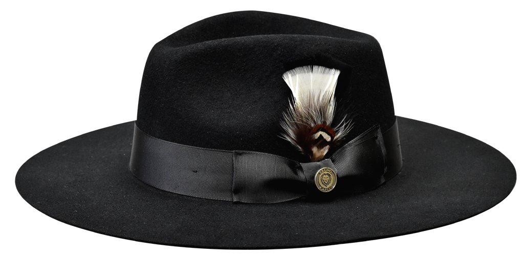 Bruno Capelo DU-720 Duke Fedora Black
