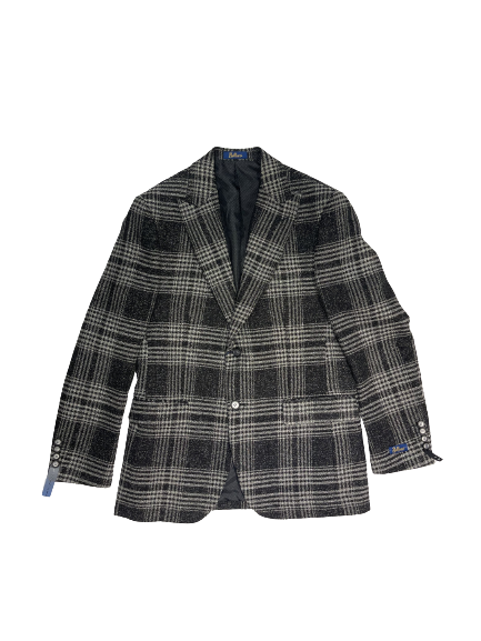 Bellucci B761 Sandro Plaid Blazer Black/White