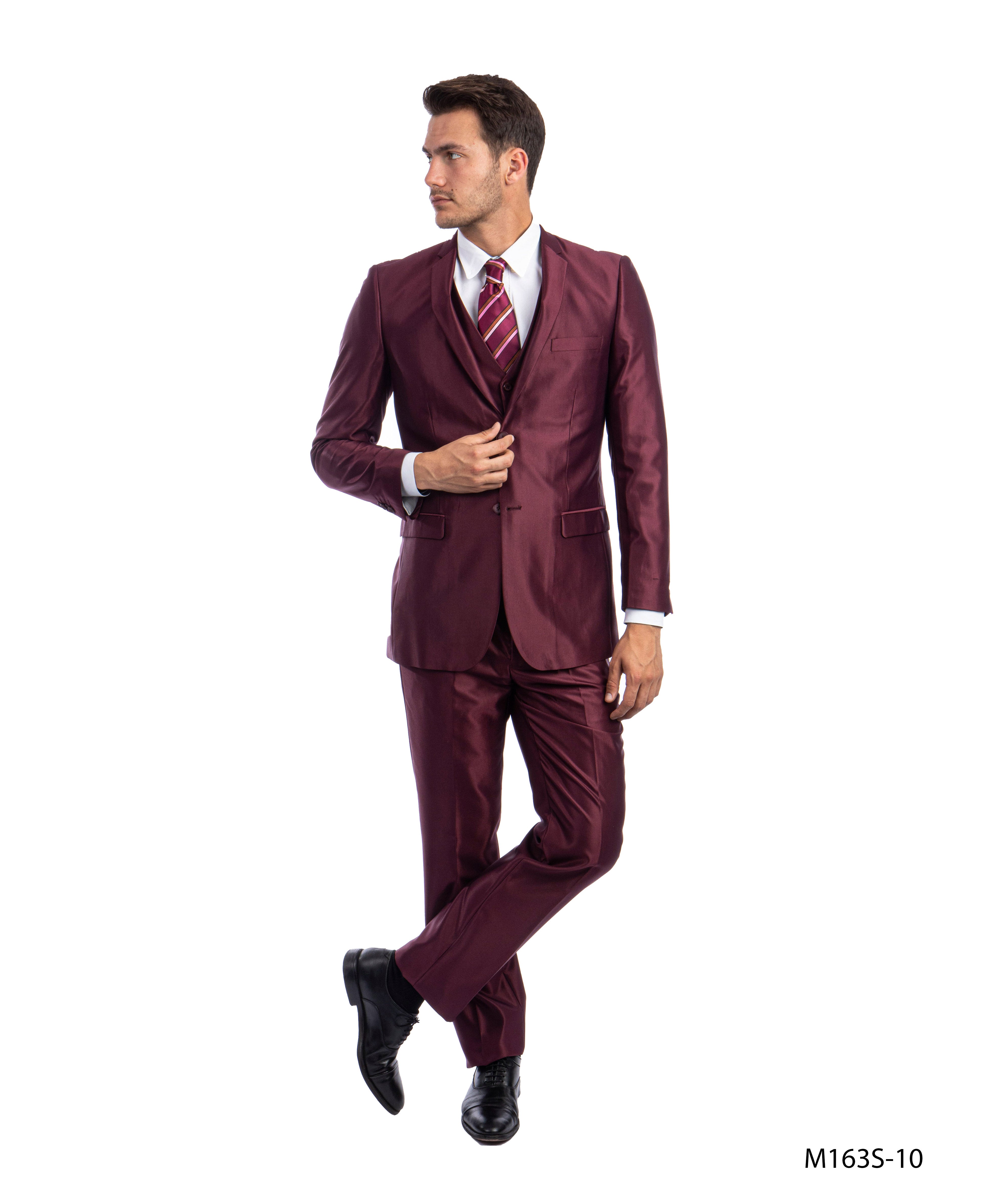 Burgundy Suit For Men Formal Suits For All Ocassions – Napoly Menswear