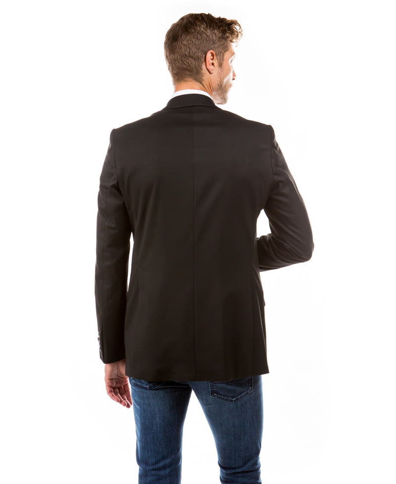 Black Zegarie Suit Separates Solid Dinner Jacket For Men