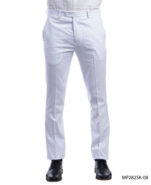 Sean Alexander White Skinny Fit Dress Pants