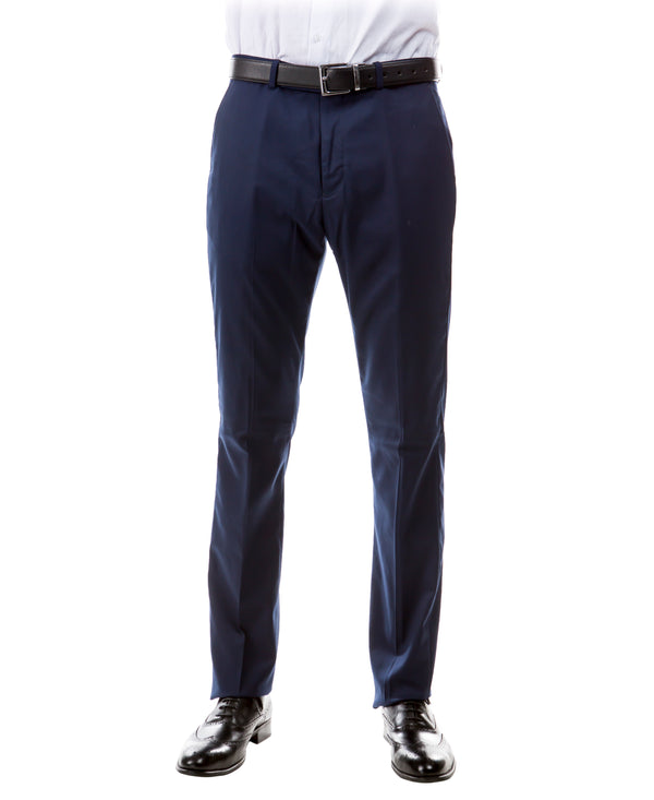 Navy Zegarie Suit Separates Solid Men's Dress Pants