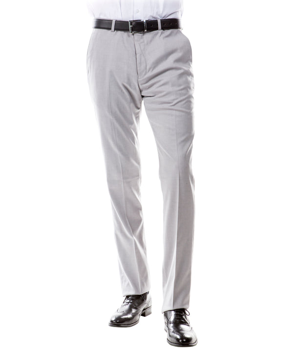 Light Grey Zegarie Suit Separates Solid Men's Dress Pants