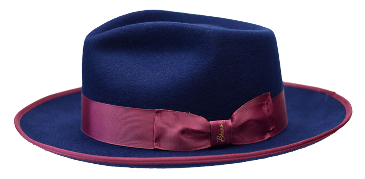 Bruno Capelo Night Hawk NI-694 Hat Navy/Maroon