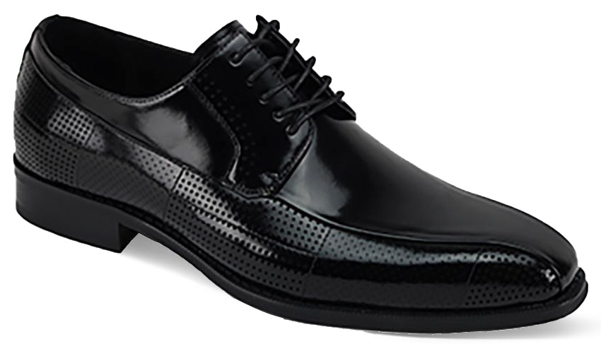 Giovanni Oliver Leather Shoes Black