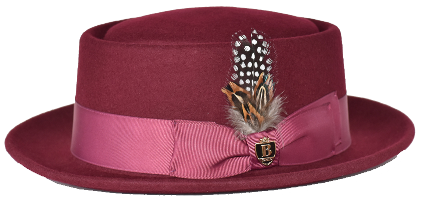 Bruno Capelo Pork Pie PP-104 Burgundy