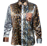 Prestige PR-467 Long Sleeve Skin Digital Print Brown