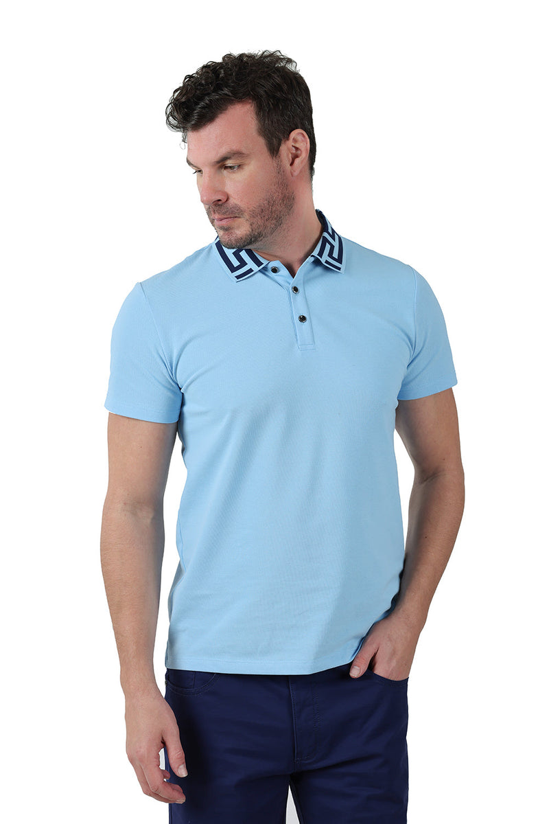 Barabas Petros PS121 Short Sleeve Polo Sky