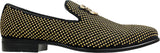 Stacy Adams 25228 Swager Studded Slip On Black Gold