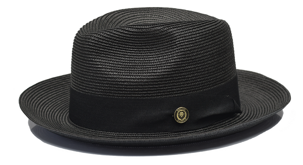 Bruno Capelo SA-808 Salvatore Straw Hat Black