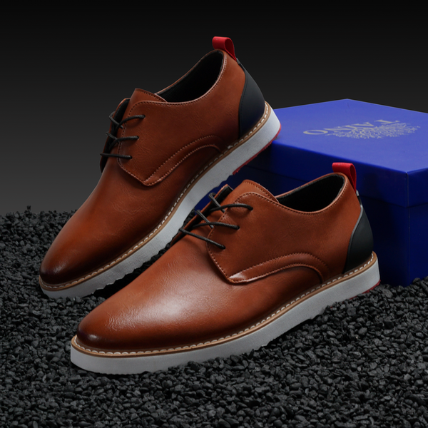 Tayno The Breezy Oxford Sneaker Cognac
