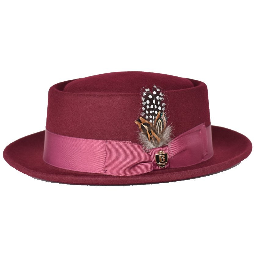 Bruno Capelo Pork Pie PP-104 Burgundy