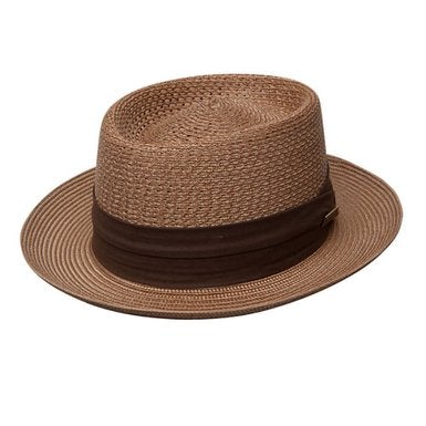 Stetson  Bishop Straw Hat Cognac