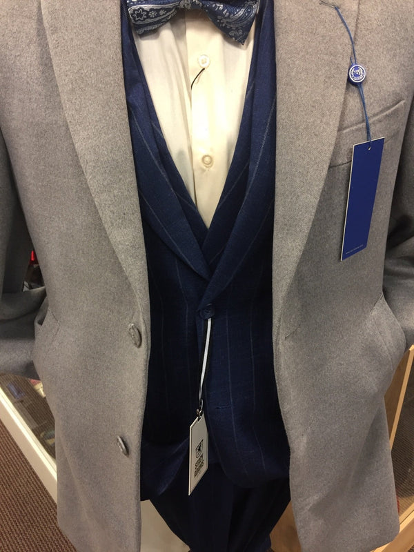 L600912E I CARAVELLI 3-4 LENGHT  COAT ELLIOTT 2BUTTON I  GREY