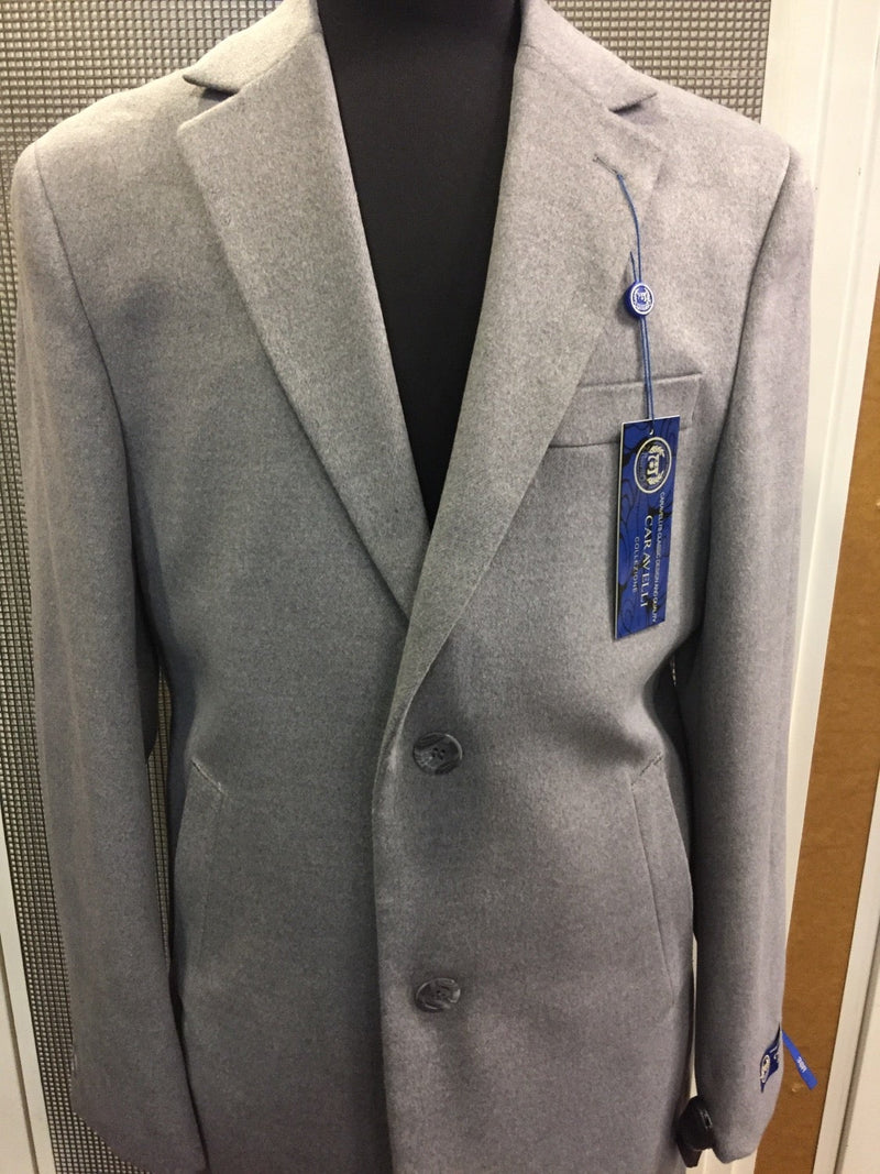 L600912E I CARAVELLI 3-4 LENGHT  COAT ELLIOTT 2BUTTON I  GREY
