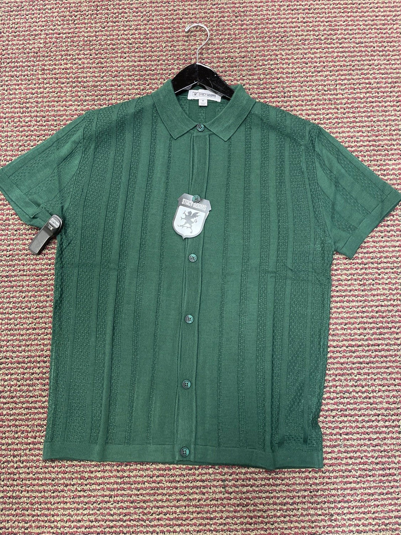 1216 I STACY ADAMS SS KNIT I GREEN