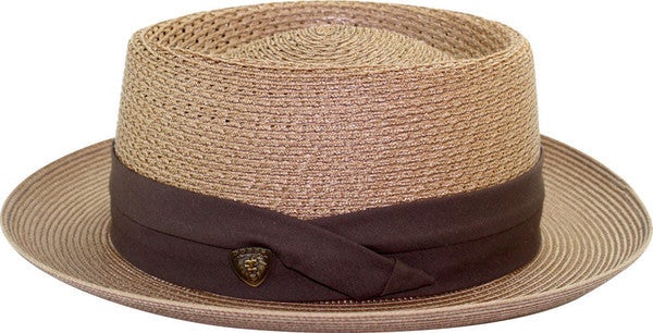 Stetson  Bishop Straw Hat Cognac