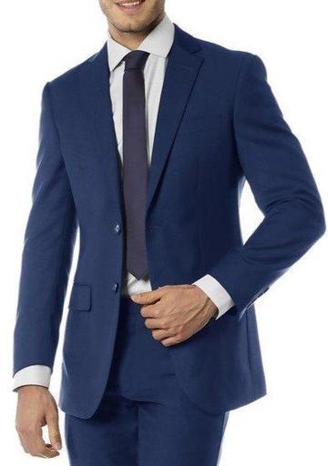 S77 I ALBERTO CARDINALI SLIM FIT 2 PIECE SUIT I MBLUE