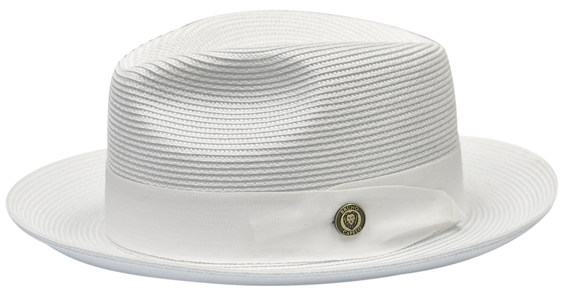 Bruno Capelo SA-807 Salvatore Straw Hat White