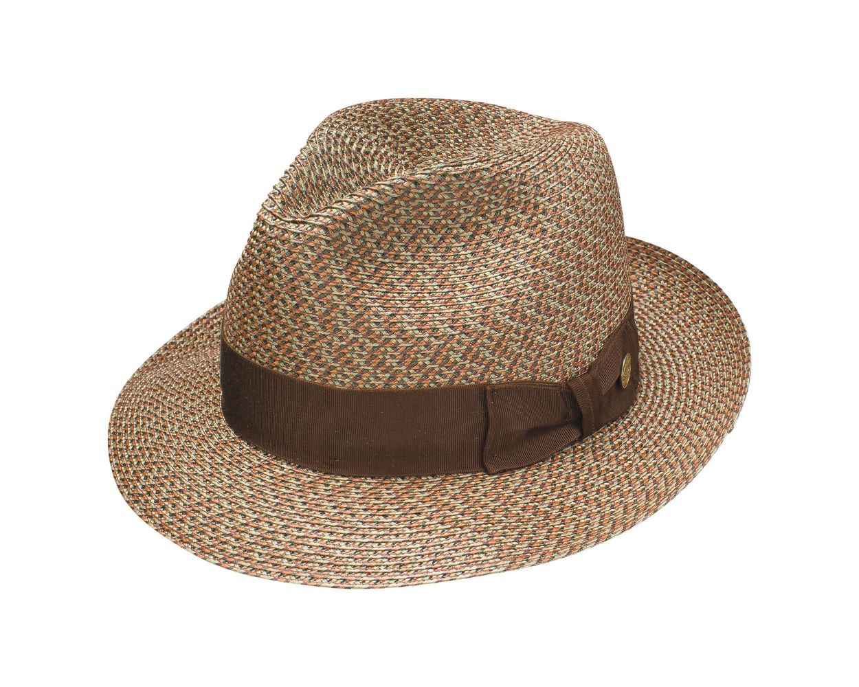 Stetson Emin Straw Hat Rust Multi