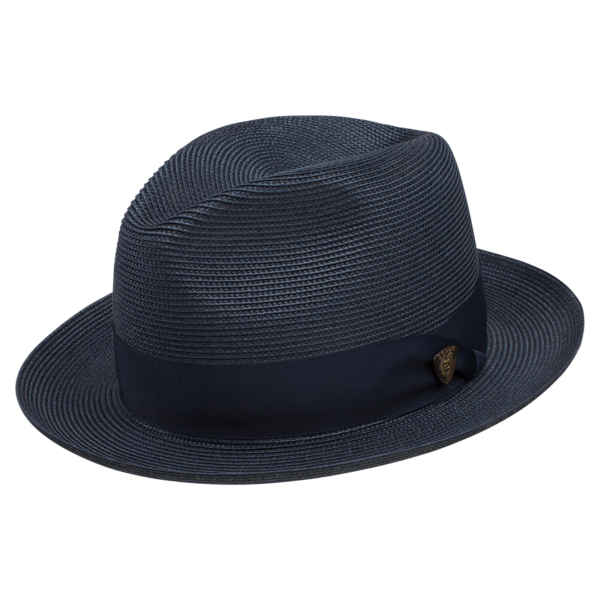 Dobbs Rosebud Straw Hat Navy