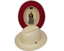 Bruno Capelo Empire EM-513 Straw Natural/Burgundy