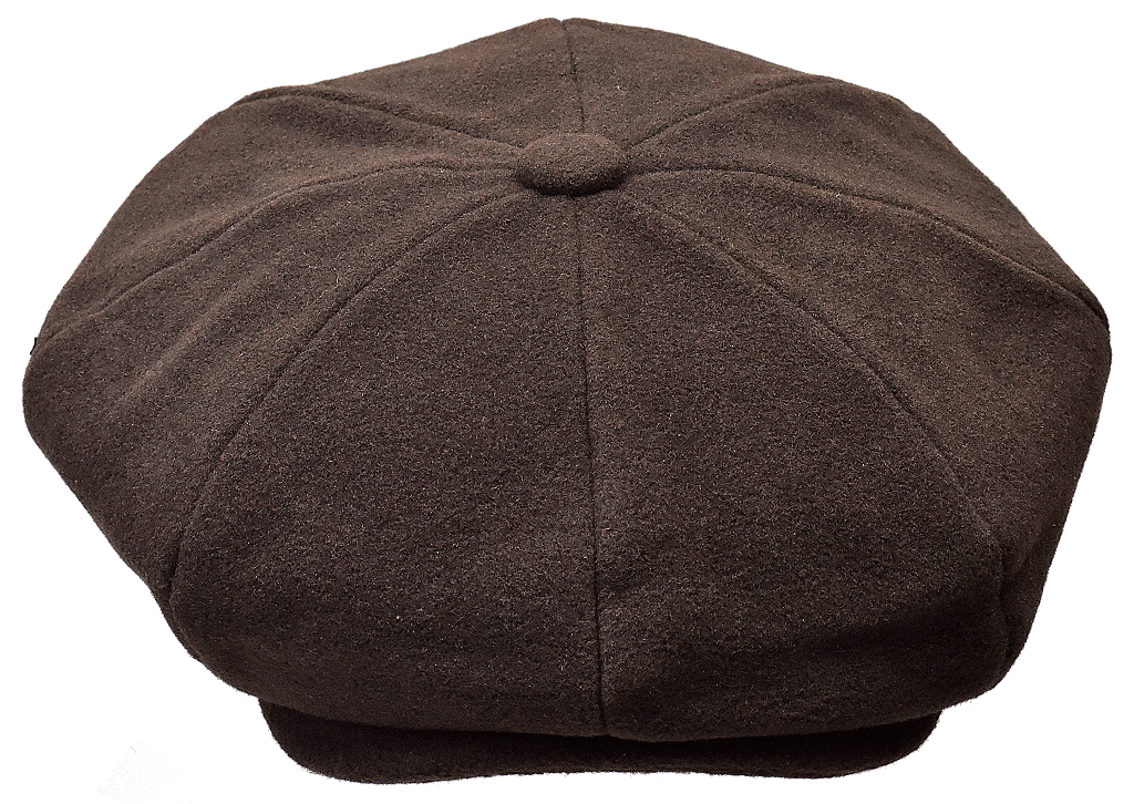 Buno Capelo Melton News Boy Cap ME-901 Brown