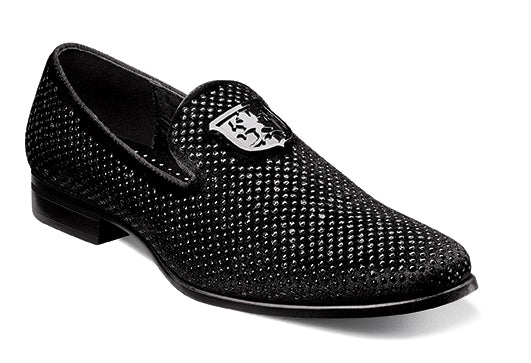 Stacy Adams 25228 Swager Studded Slip On Black