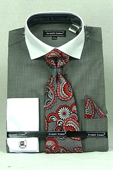 AVANTI UOMO-DN73M-DK GREY
