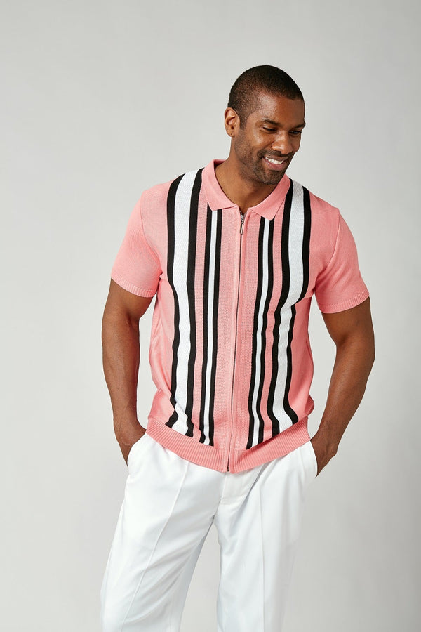 1217 I STACY ADAMS SS KNIT I PINK
