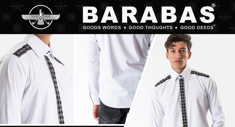 Barabas Long Sleeve Classic Fit Shirt White