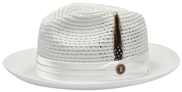 Bruno Capelo JU-901 The Julian Straw Hat White