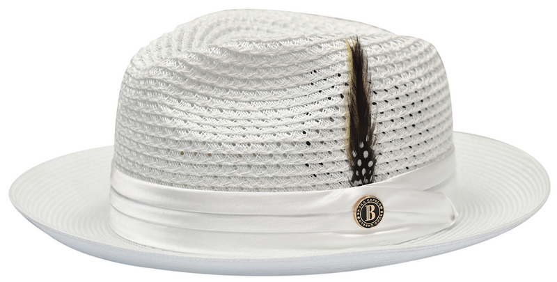 Bruno Capelo JU-901 The Julian Straw Hat White
