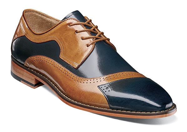 Stacy Adams Paxton 2546-492 Dress Shoes Navy  Multi