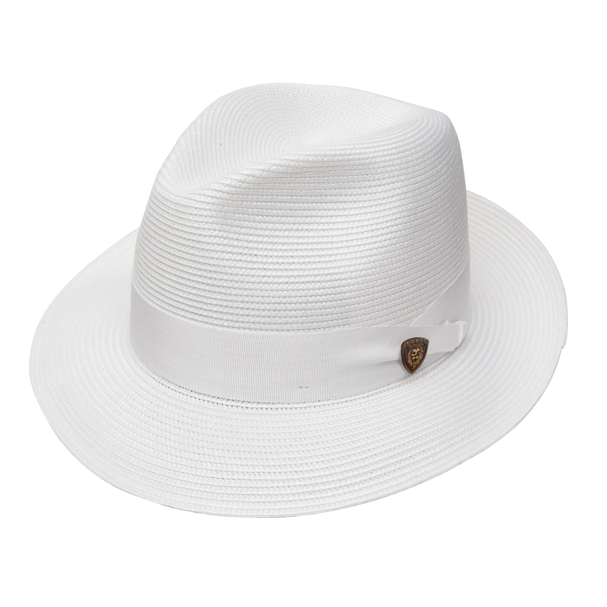 Dobbs Rosebud Straw Hat White