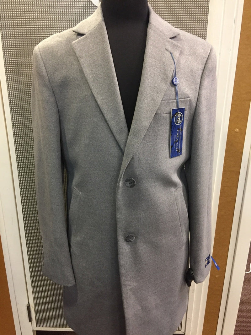 L600912E I CARAVELLI 3-4 LENGHT  COAT ELLIOTT 2BUTTON I  GREY