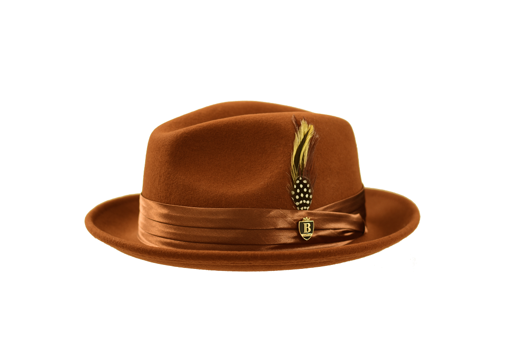 Bruno Capelo Giovani Fedora UN-114 Brandy  Brown