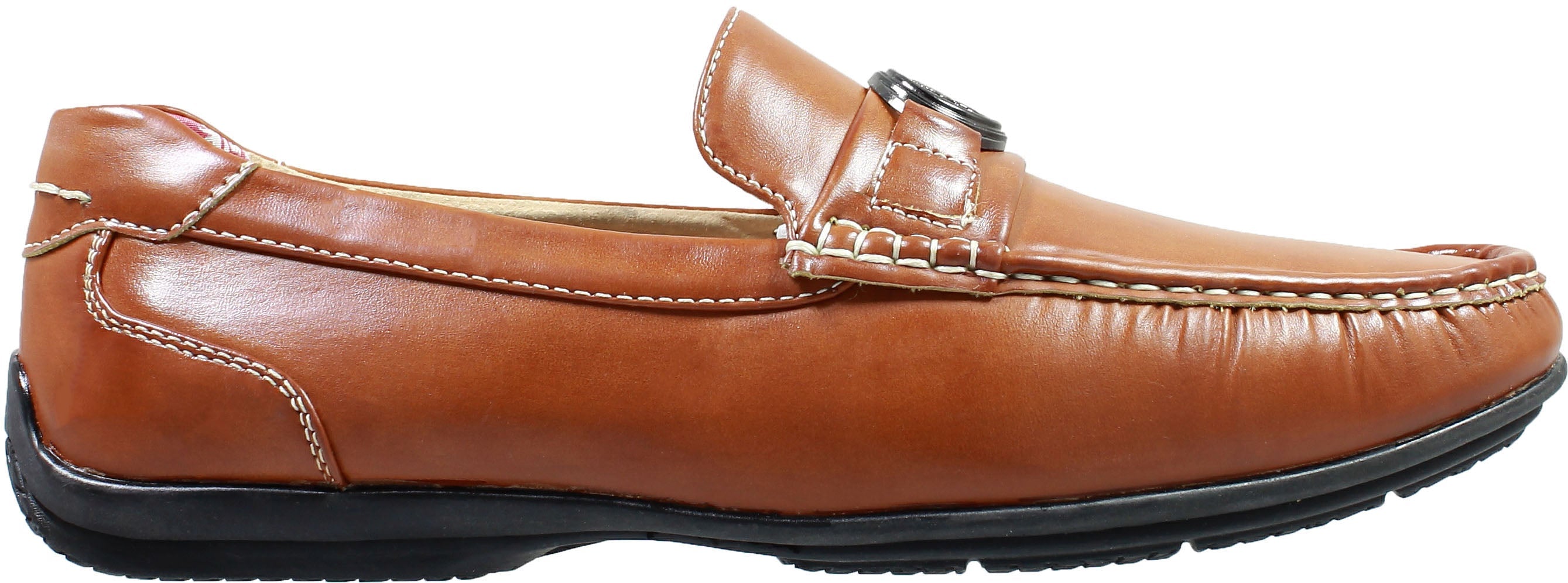 STACY ADAMS I 25173 I CYRUS MOC TOE BIT SLIP ON I TAN-240
