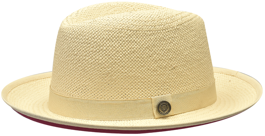 Bruno Capelo Empire EM-513 Straw Natural/Burgundy