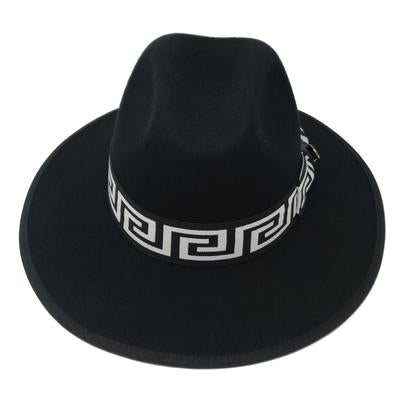 Bruno Capelo Wesley Fedora Hat  WE-971 Black/White