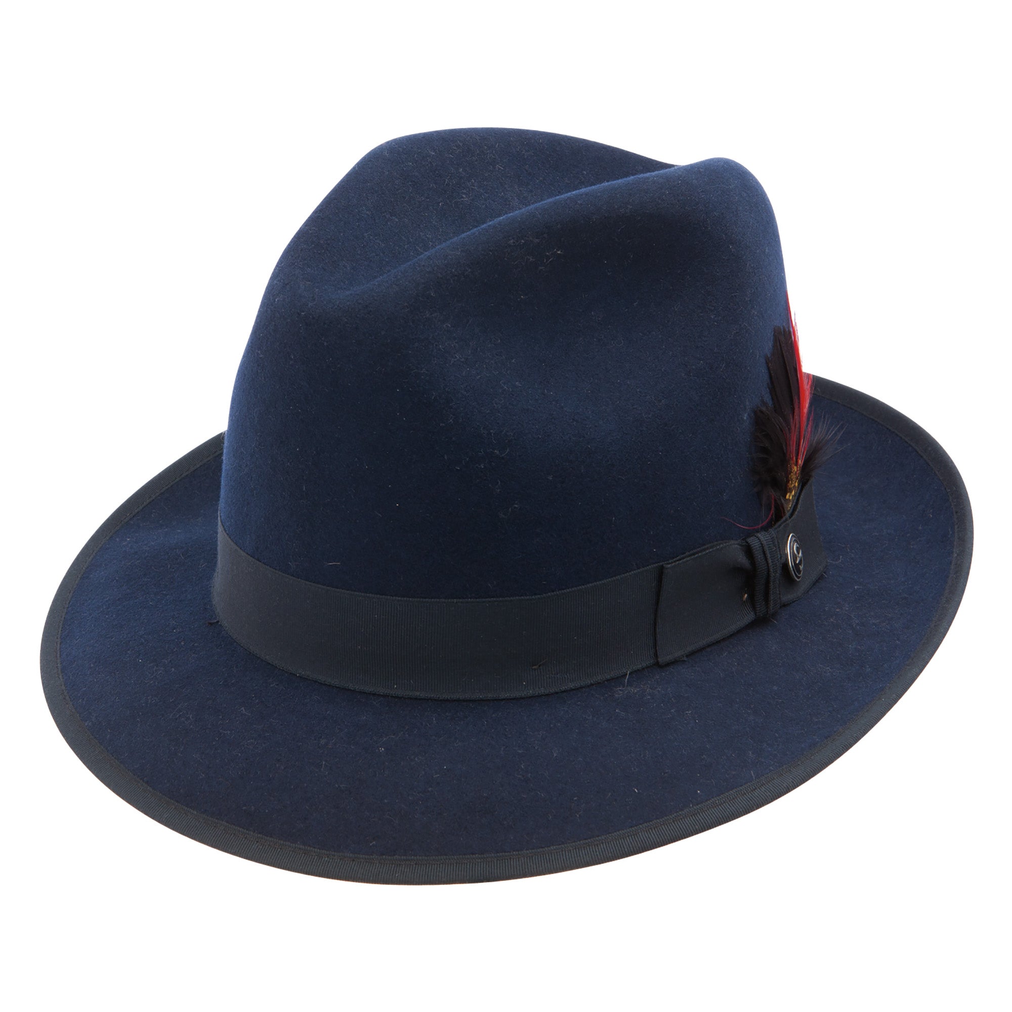 STETSON I TERRELL WOOL FELT HAT I NAVY
