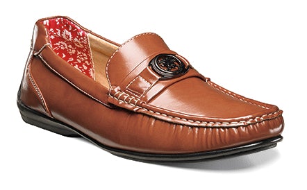 STACY ADAMS I 25173 I CYRUS MOC TOE BIT SLIP ON I TAN-240