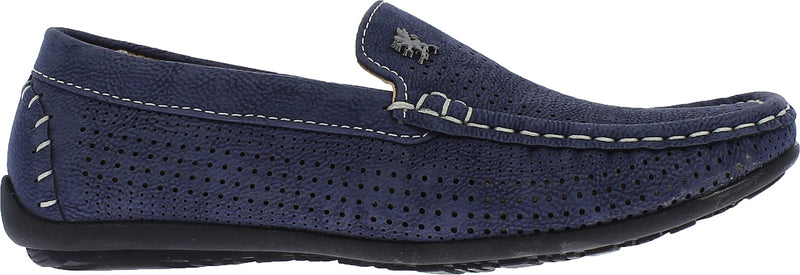 25089 I STACY ADAMS PIPPIN DRIVING SHOES I NAVY